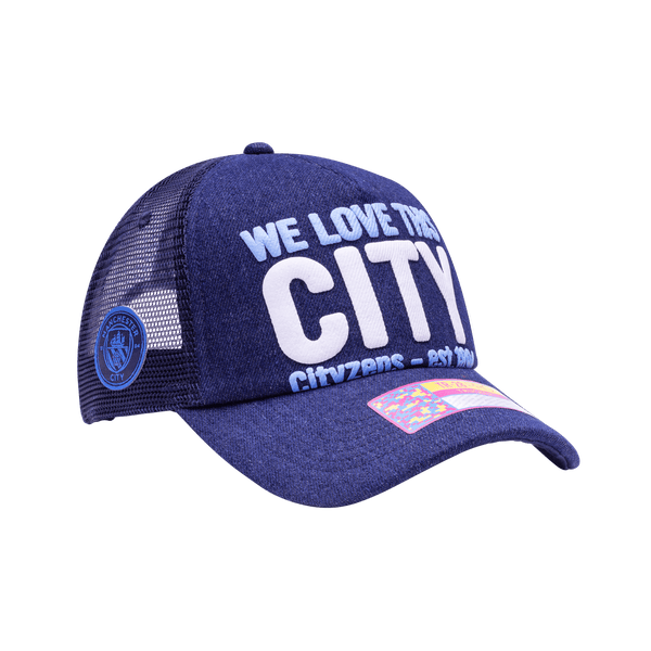 Manchester City Heart Trucker Hat